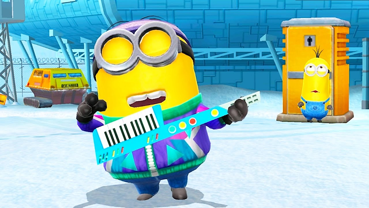 Stereo minion completed levels 743-744 with minion sleds in Arctic base