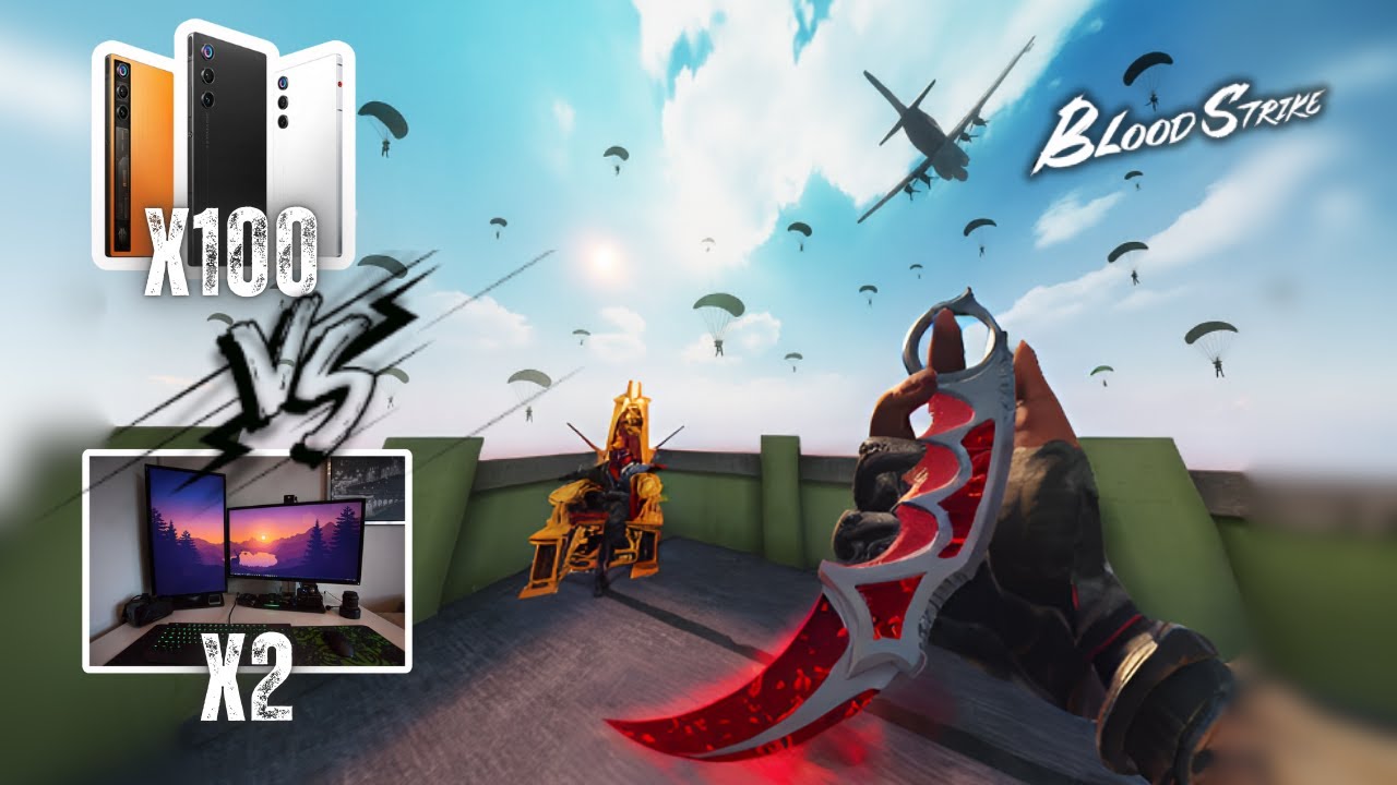 HICIMOS 100 MOBILES VS 2 PC CON MI DUO 💀🔥PARTE 1 (50 KILLS)