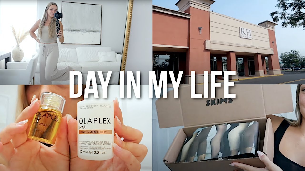 VLOG: day in NJ, self care night routine + skims try on haul !