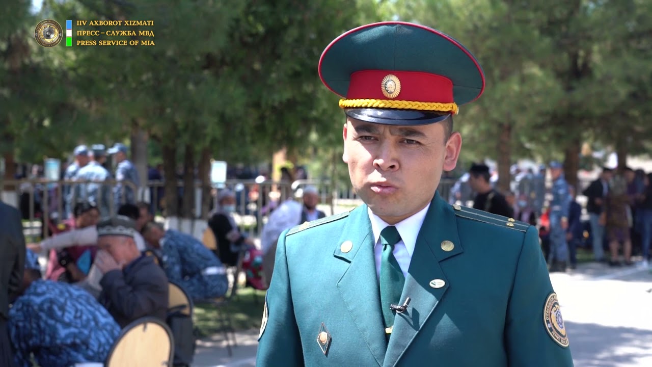 Қоровул қўшинлари аскарлари ҳарбий қасамёд қабул қилди