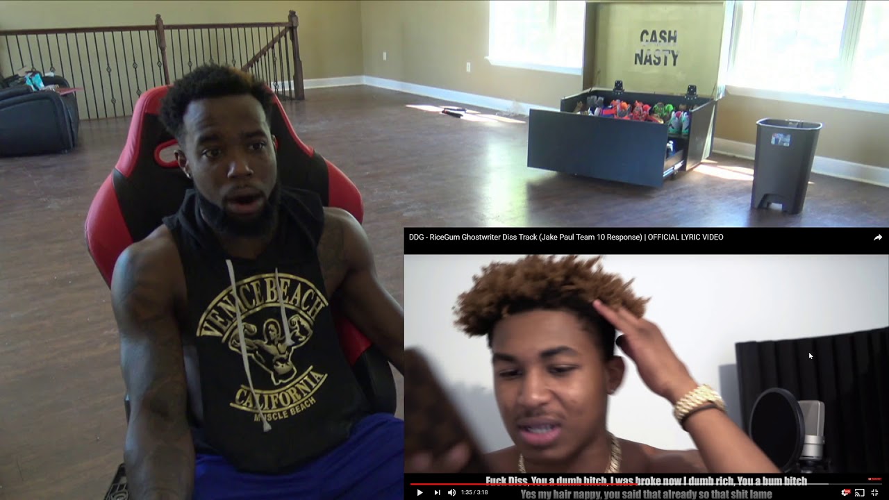 DDG THROWS SHOTS AT ME?! IN HIS DISS TRACK RiceGum Ghostwriter Diss