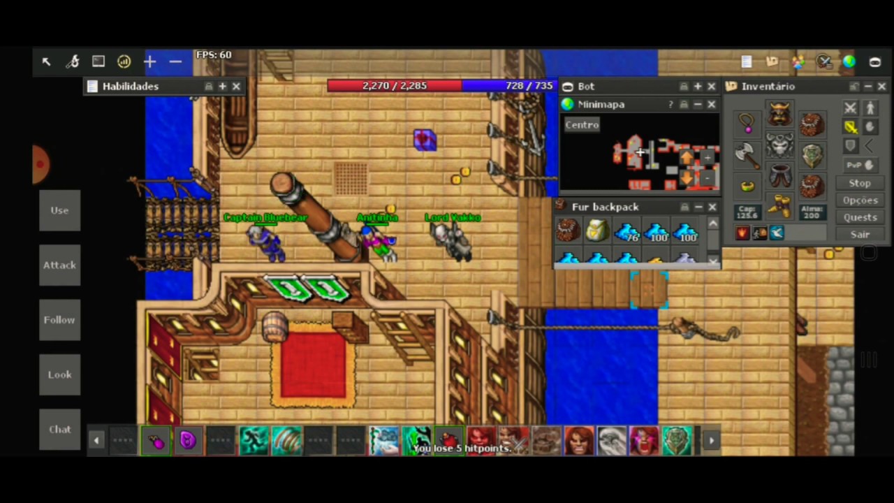 Como Usar o Bot no Tibia/Android