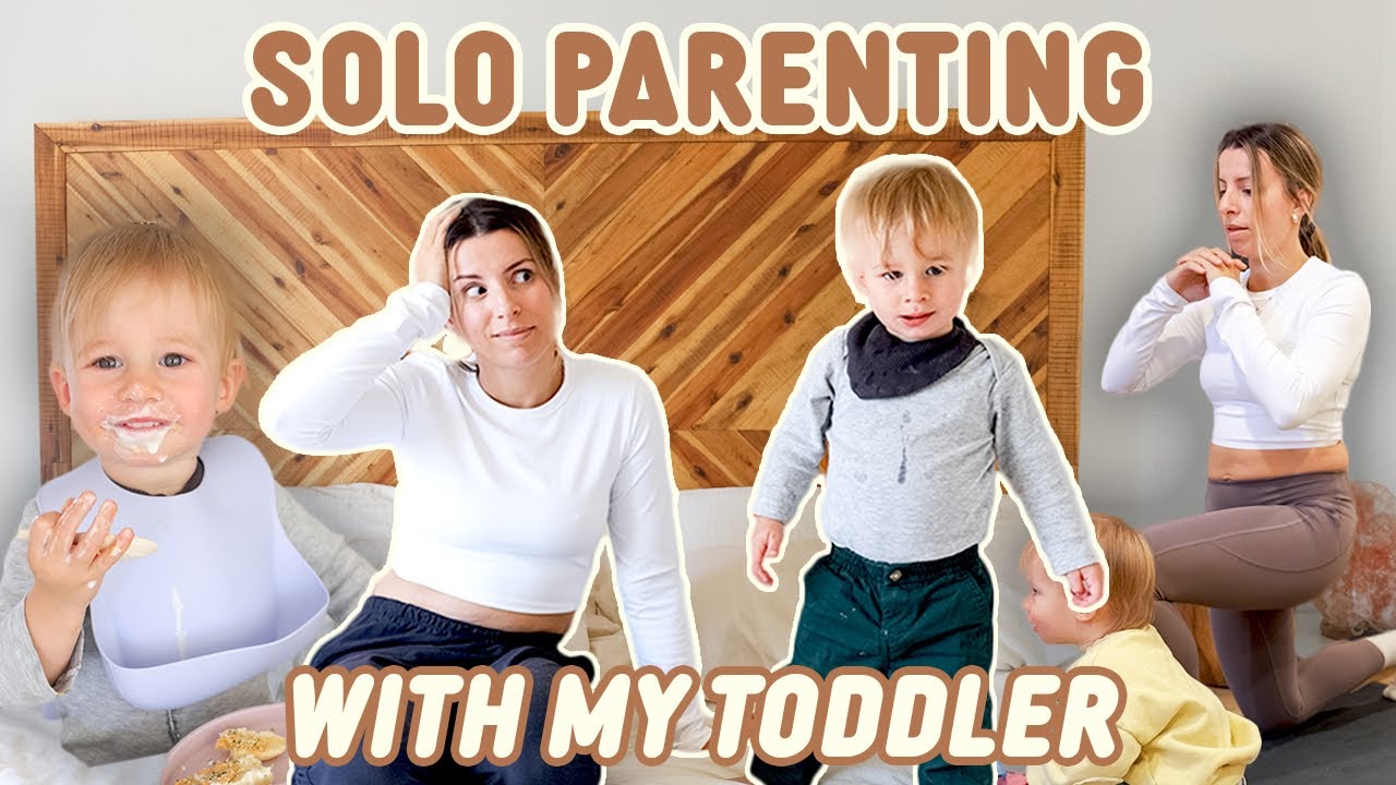 An HONEST Day in the Life Solo Parenting a 1 Year Old (balancing mom life and work)