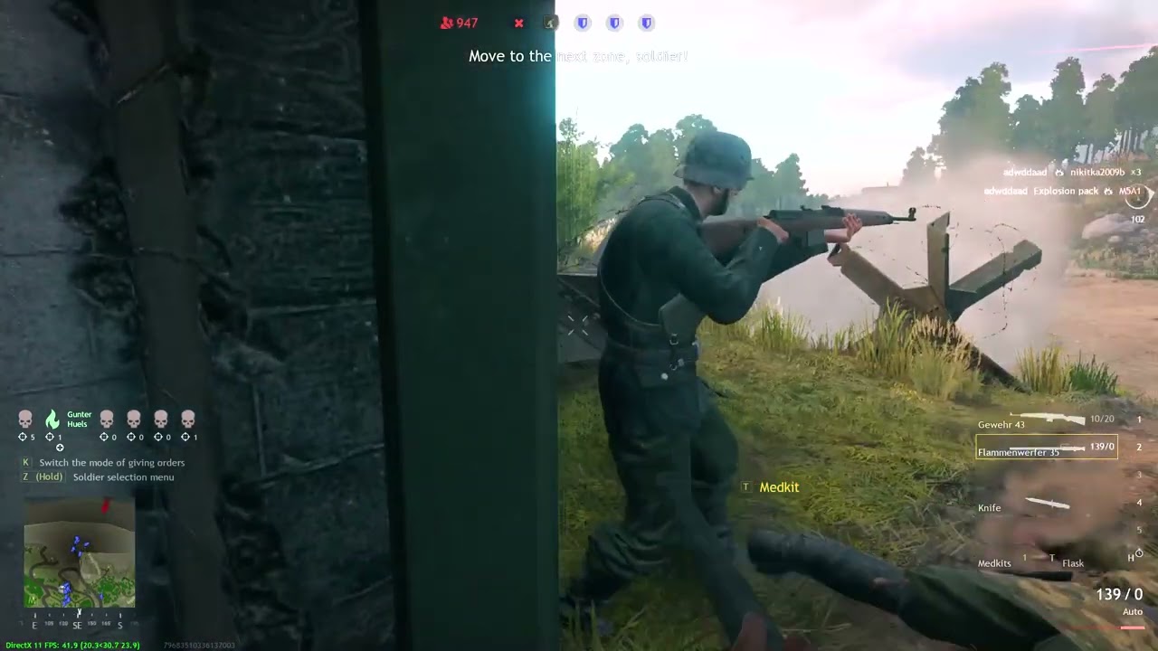 Enlisted German Flamethrower Experience