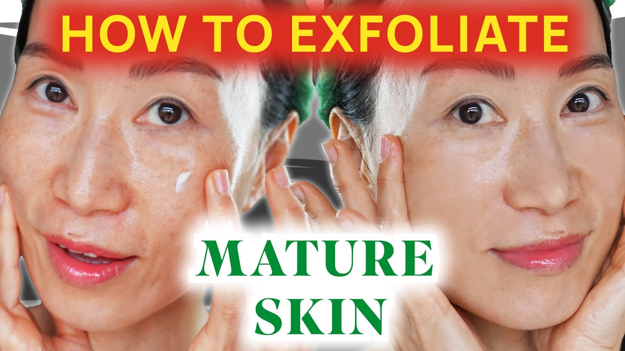 How to Exfoliate Mature Skin the Right Way #koreanskincare #over40skincare