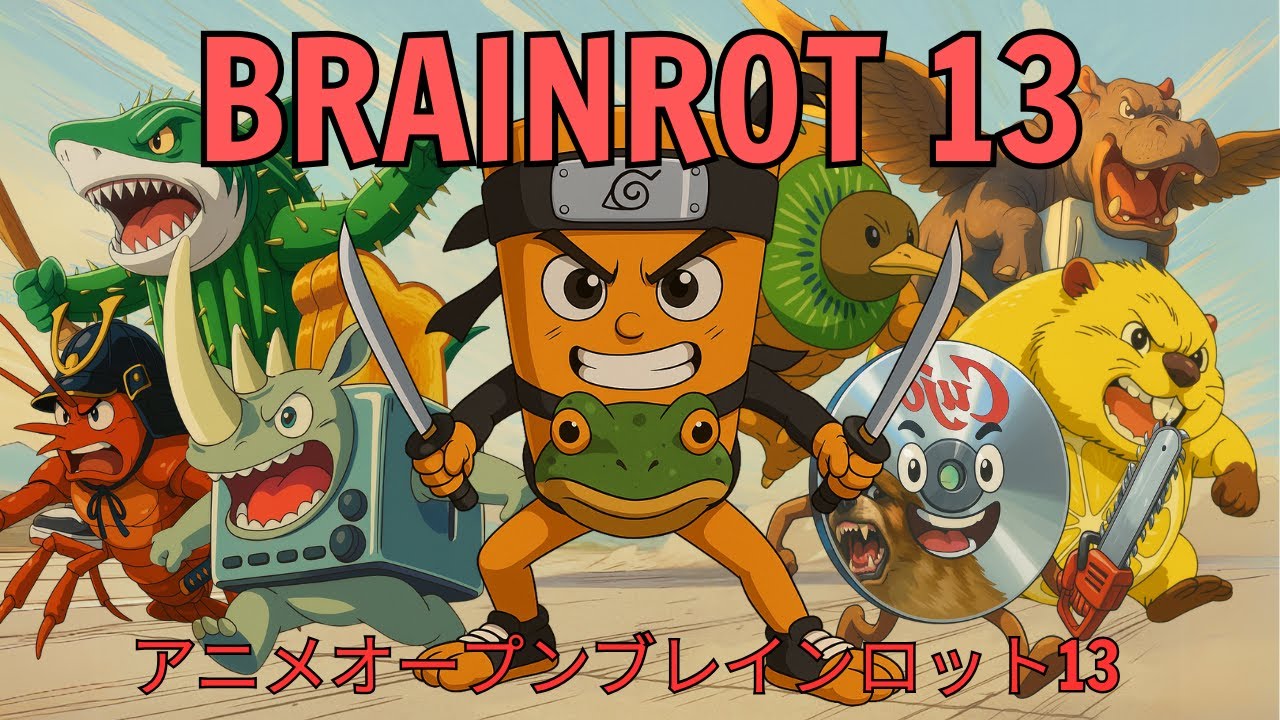 BRAINROT: ANIME OPENING (P.13) | Official Music Video