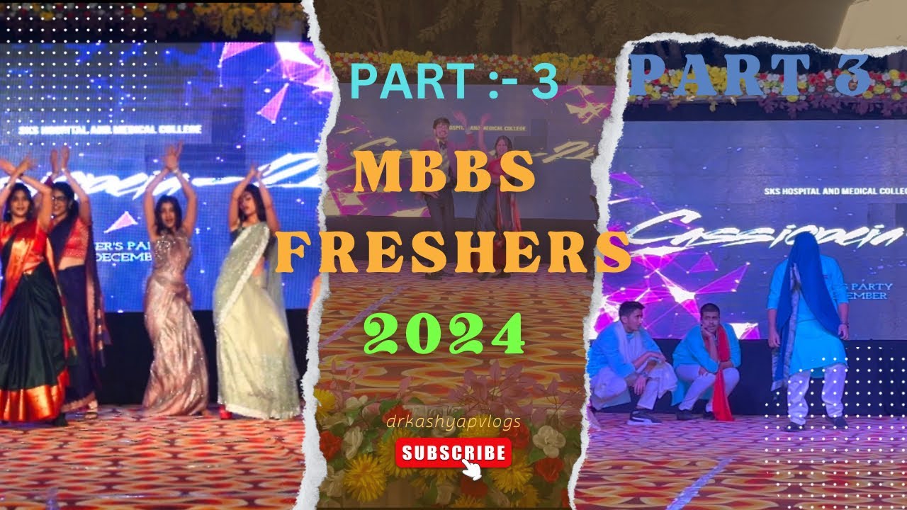 Mbbs freshers party 2024 part 3 | sks medical college freshers party