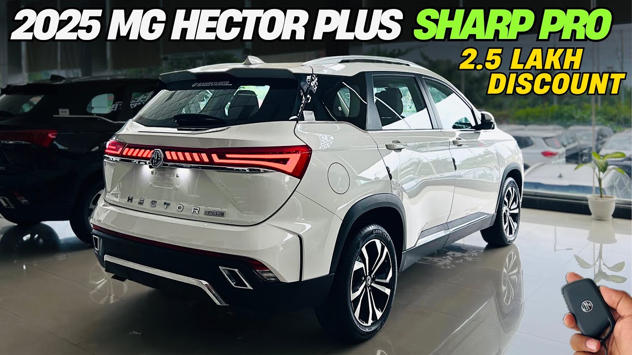 2025 🔥 MG Hector Plus Sharp Pro Full Detailed Review ✅ Price & Features ❤️ Better Than Safari?