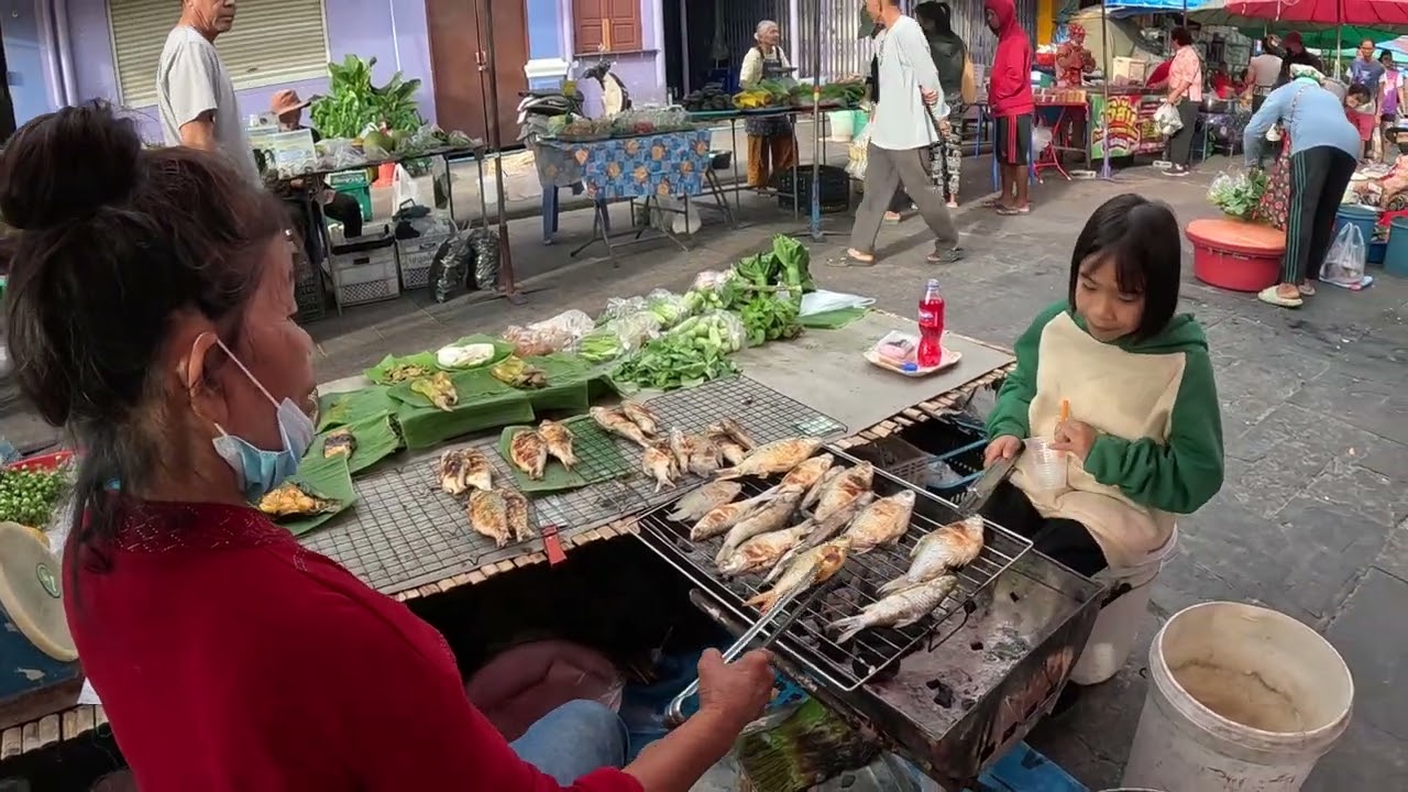 #ตลาดเช้าลานสะแกอุทัยธานี #ตลาดเช้าริมแม่น้ำสะแกกรังอุทัยธานี #ที่เที่ยวอุทัยธานี