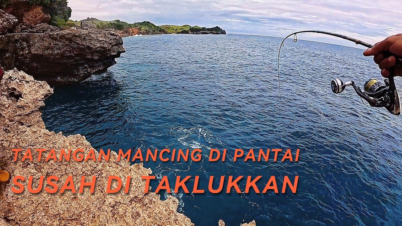 TERNYATA ‼️ MANCING DI PANTAI LEBIH SERU PENUH TATANGAN