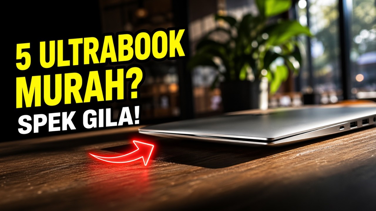 5 Rekomendasi Ultrabook Murah 2025 (Mulai 5 Jutaan, Ada yang OLED!)