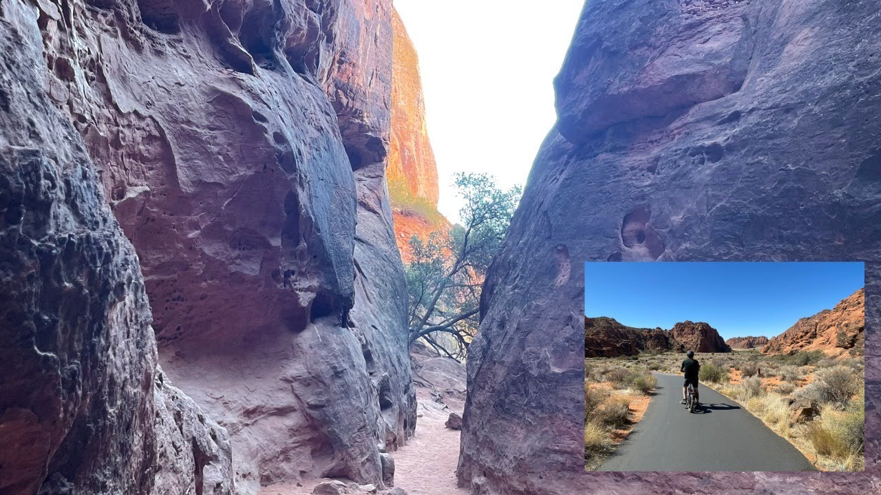 Snow Canyon State Park cycling to Jenny's Canyon