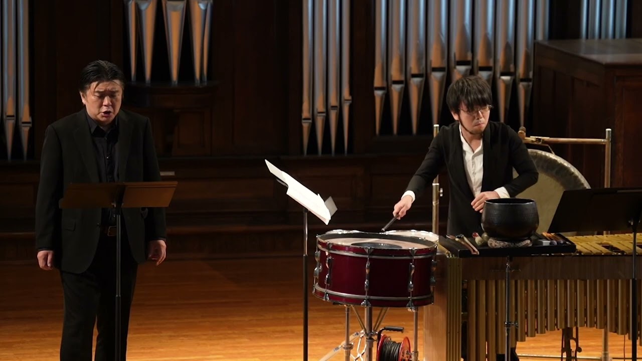 第二位　石田千飛世：バス(又はバリトン)と打楽器のための　生あらば…（令和7年度奏楽堂日本歌曲コンクール第31回作曲部門本選会）