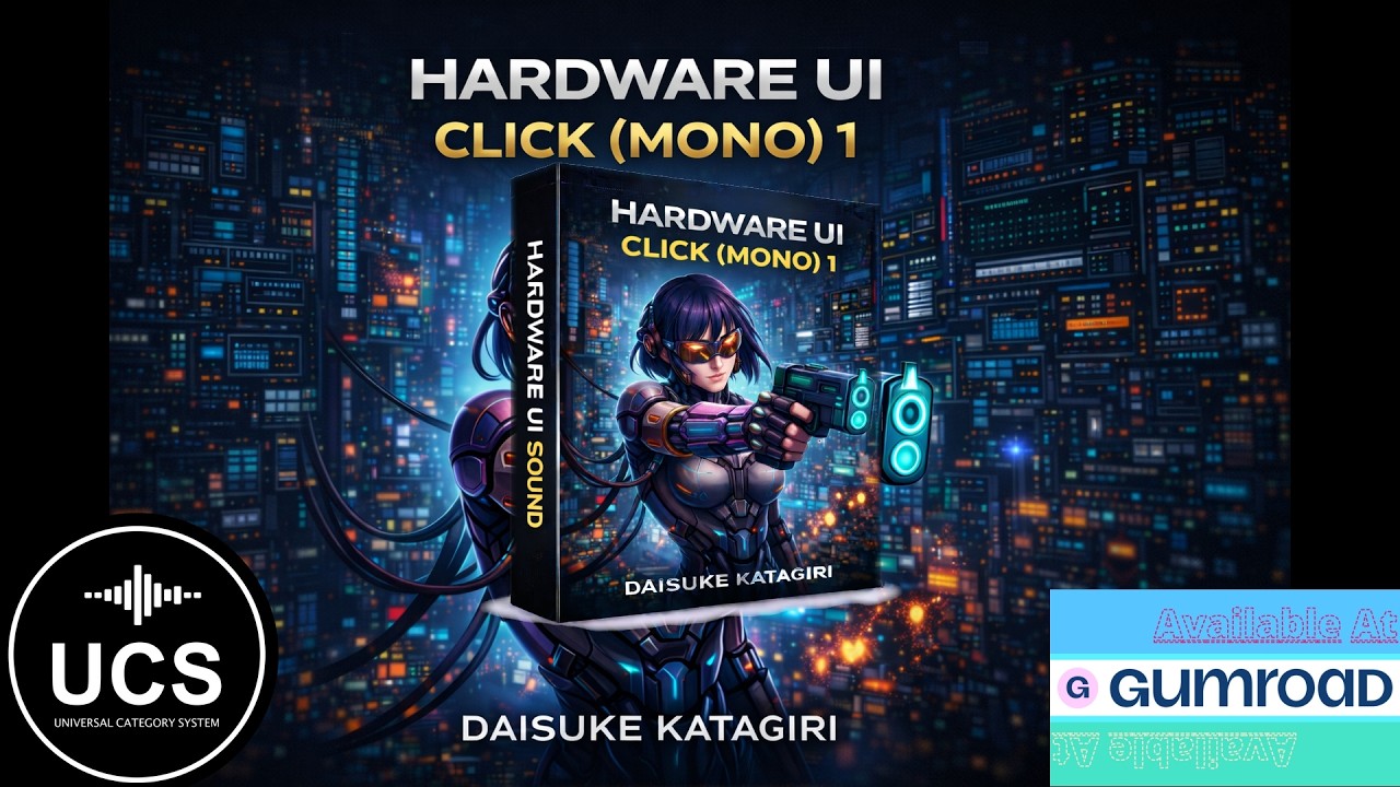HARDWARE UI CLICK (MONO) 1 SAMPLE PACK