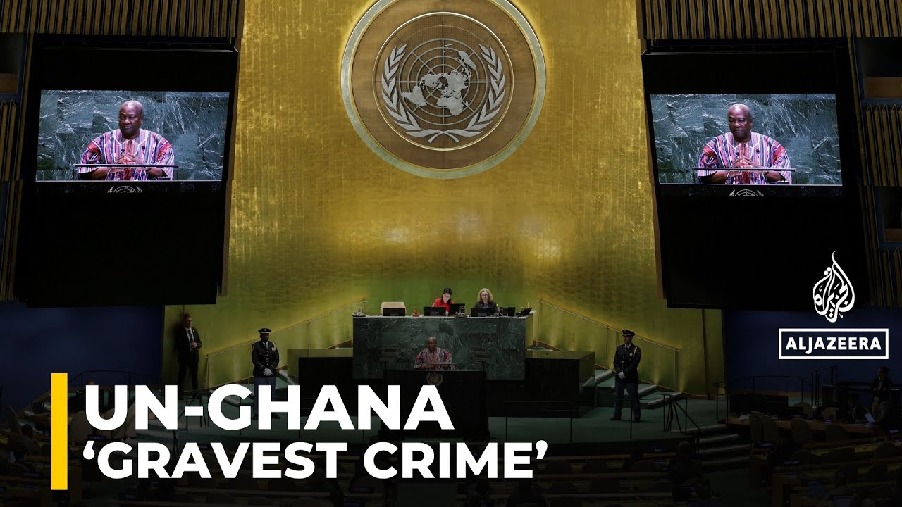 UN General Assembly: Landmark resolution recognising African slavery