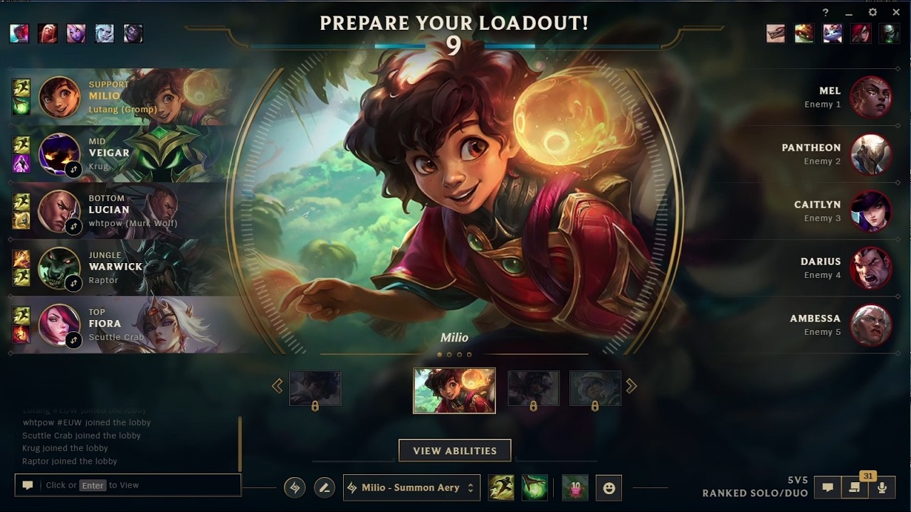 League of Legends: support Milio with adc Lucian - Game 48