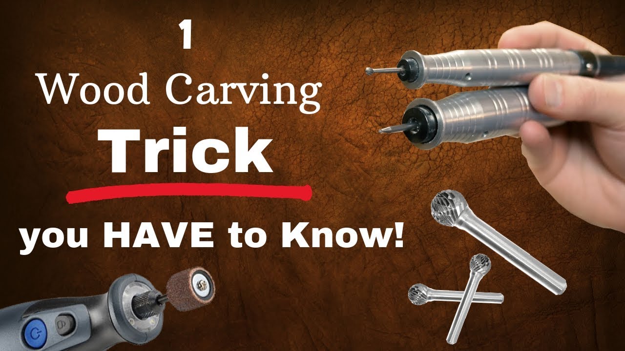 Wood Carving/Power Carving: 1 Trick You HAVE To Know!