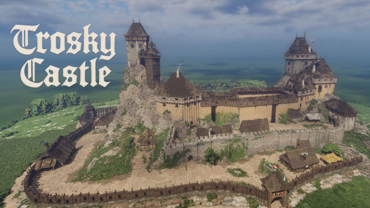 Эпический замок Троски в Minecraft | Замки мира (издание KCD2)