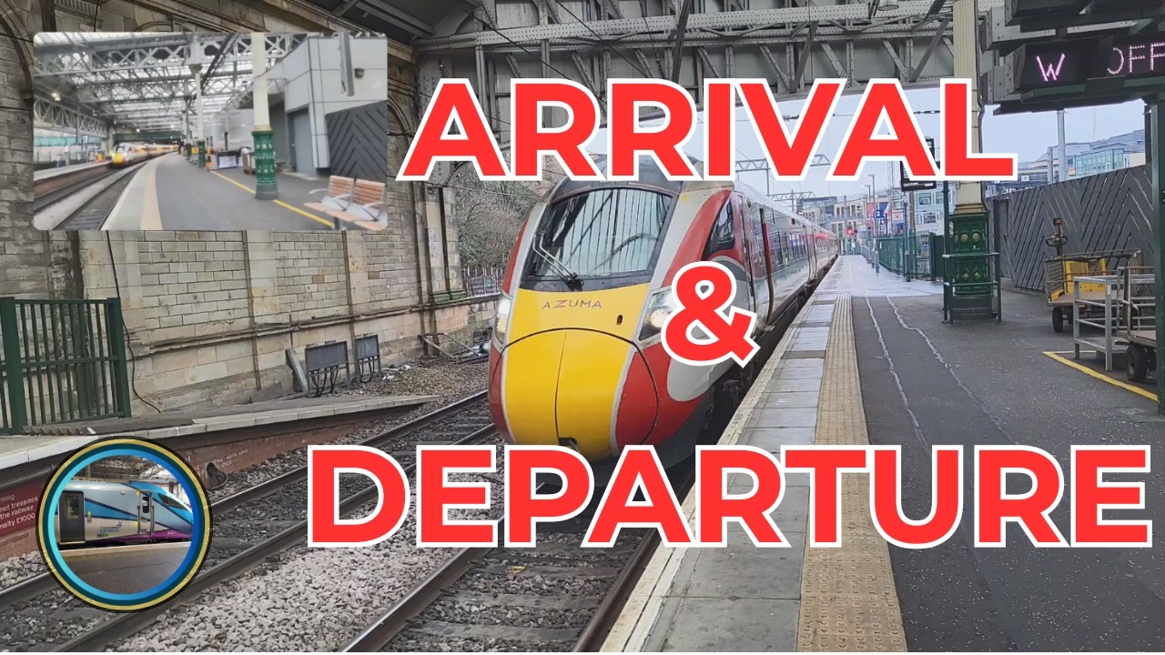 LNER London to Aberdeen Arrival & London Kings Cross Departure | Edinburgh Waverley Station