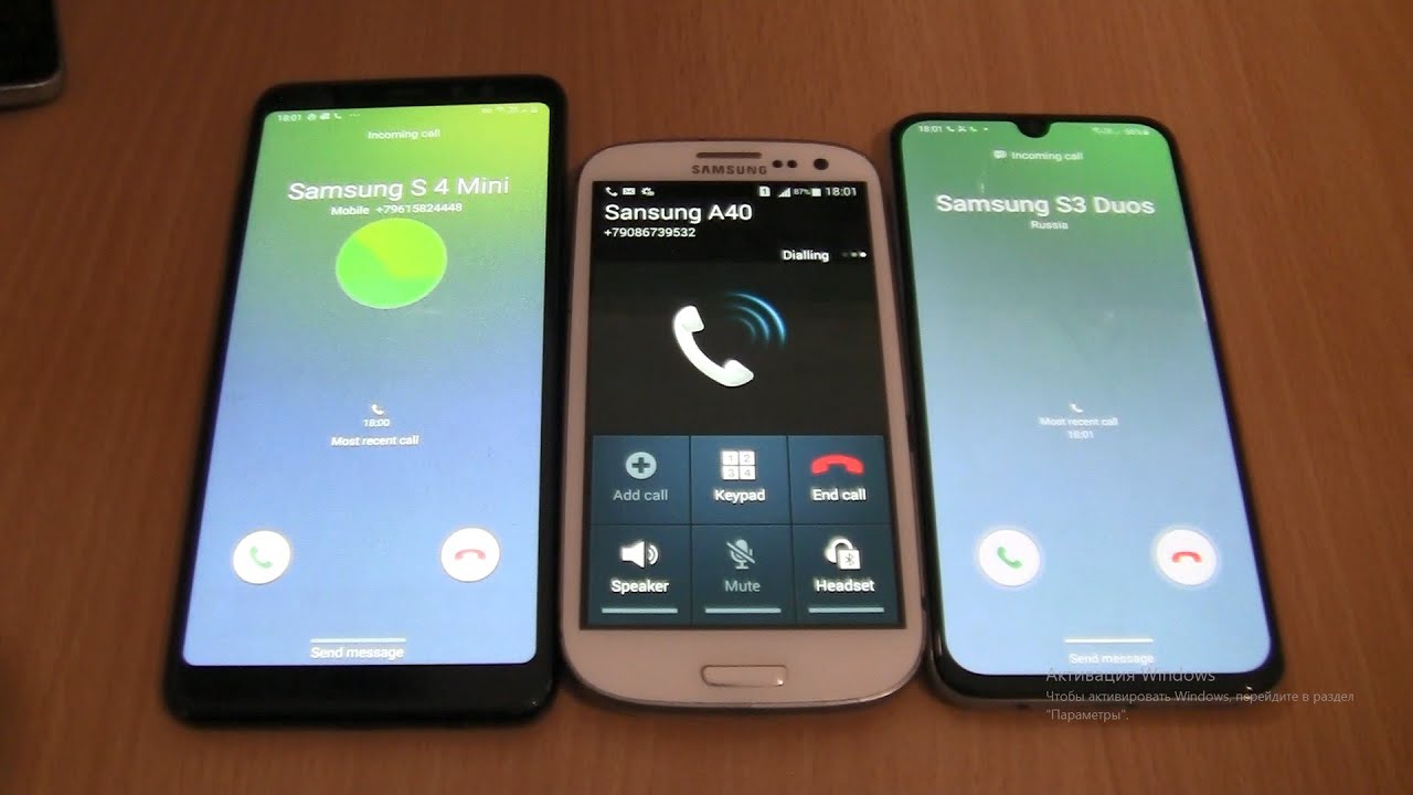 Over the Horizon Incoming call & Outgoing call at the Same Time Samsung S3 Duos+A8 Plus+A40