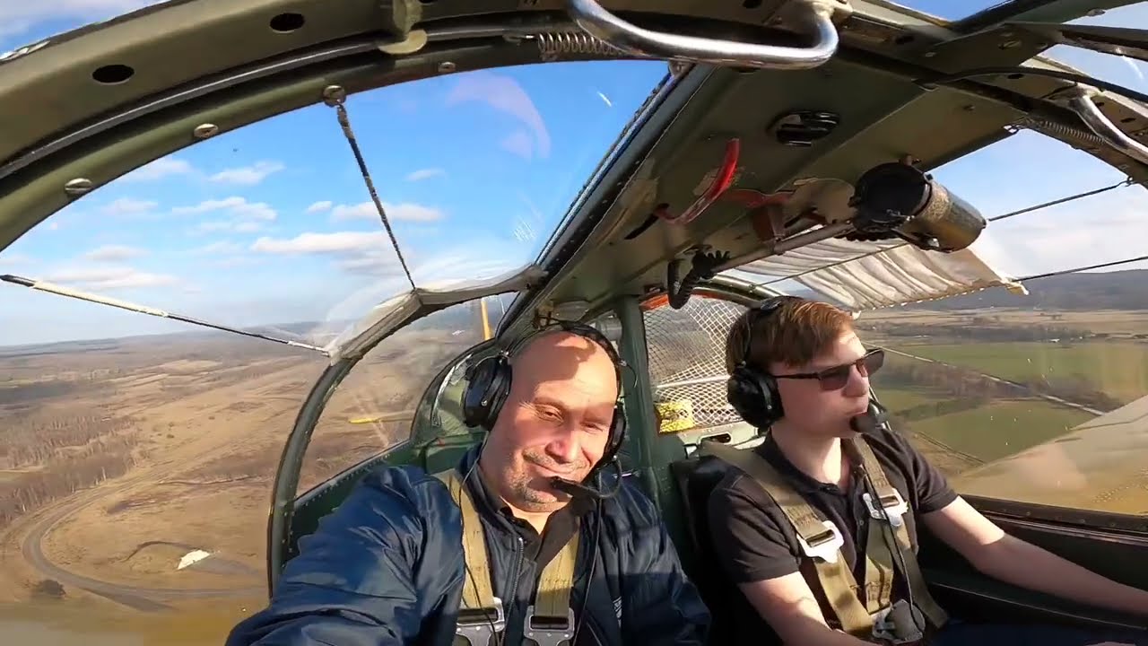 Flying Saab Safir With Jonathan, 17 Y O. Great Work!🤗