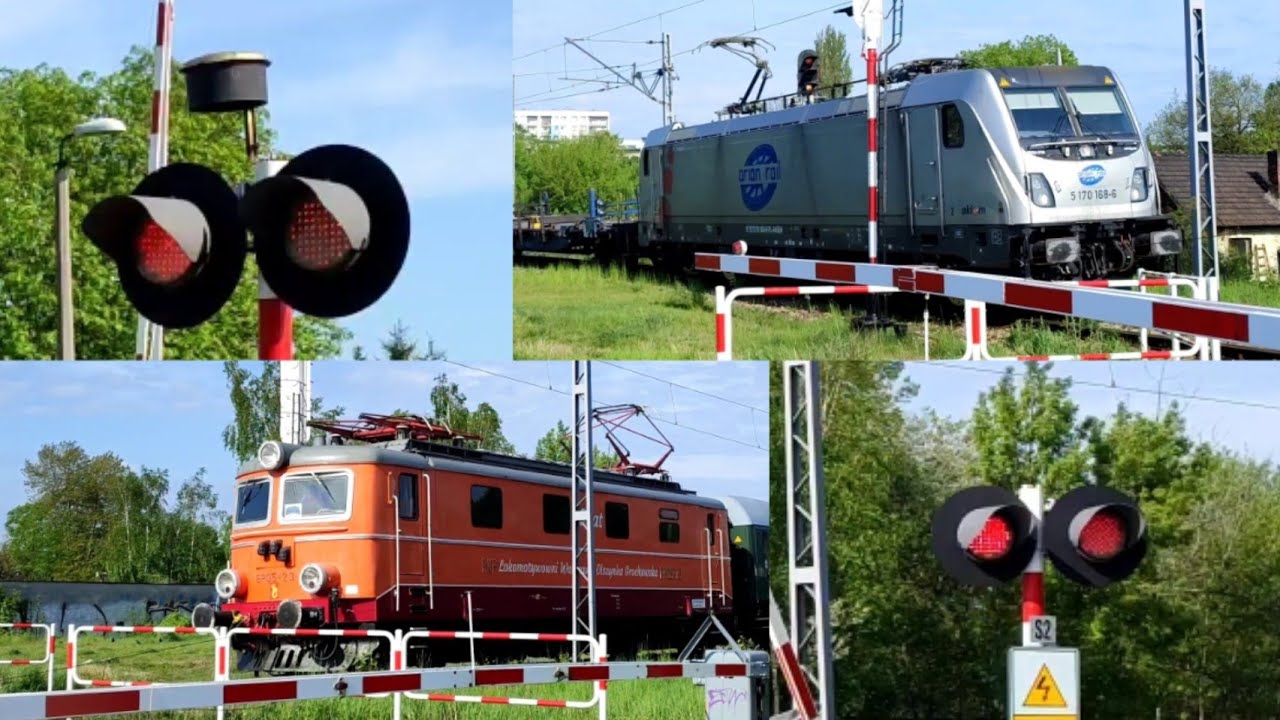 Przejazd kolejowy (?), Sosnowiec ul. Naftowa | Polish railroad crossing Sosnowiec.