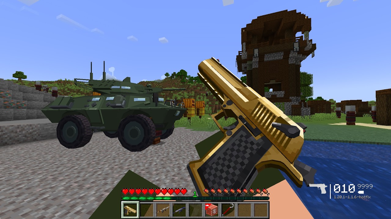 The Pillager Outpost Didn’t Stand a Chance Against My Guns!🔫🔥