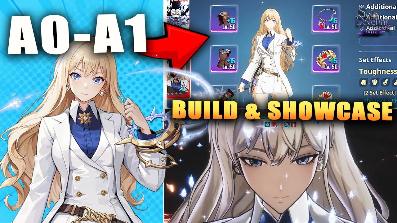 [Solo Leveling Arise] How good is Alicia, Best Build & How to USE her!!! (A0 & A1 ALICIA SHOWCASE!!)