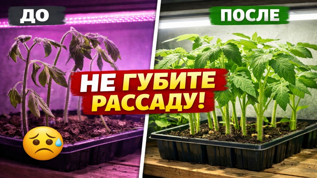 НЕ ГУБИТЕ РАССАДУ! 7 Фатальных Ошибок при Подсветке, о которых Молчат Профи