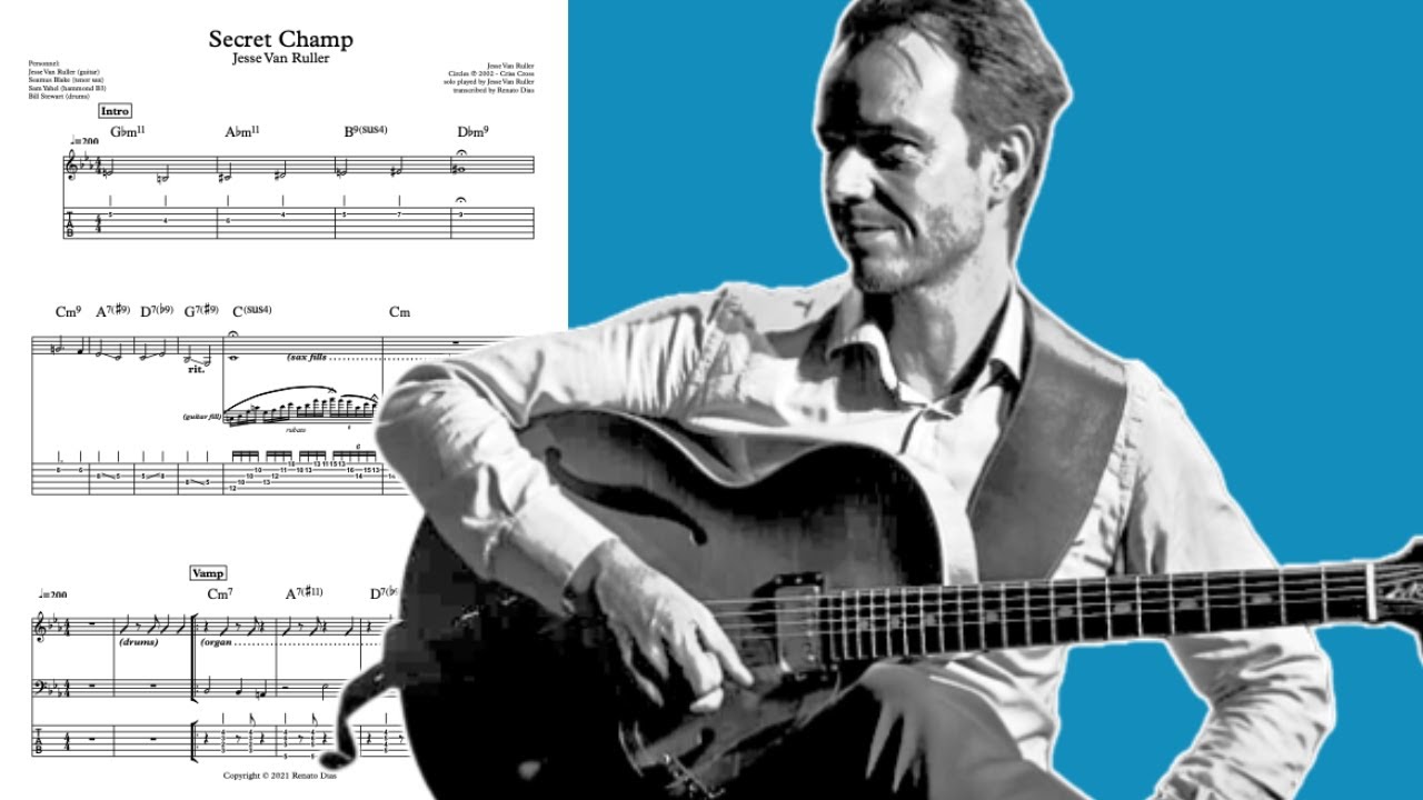Secret Champ - Jesse Van Ruller (Transcription)