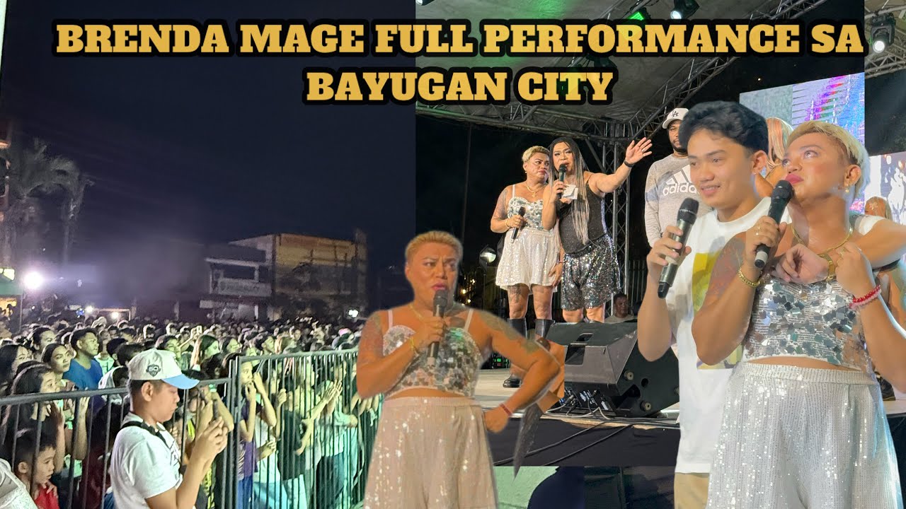 @BrendaMageOfficial FULL PERFORMANCE SA BAYUGAN CITY @SimplyAmory 