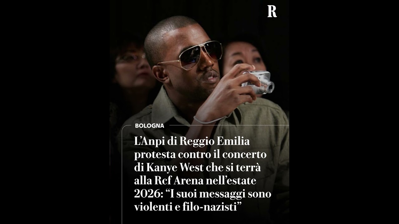 L&rsquo;Anpi di Reggio Emilia protesta contro il concerto di Kanye West