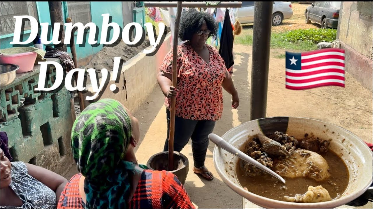 Liberia 🇱🇷2024 | Making Dumboy and GB in Liberia | Liberian Food | Making African Food |African Fufu