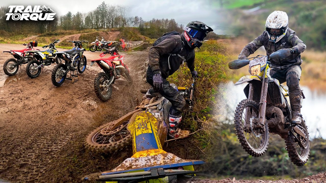 Hill Climbs & Falls at Caverswall Tick Hill Quarry - WOR Events Enduro Playday | Husqvarna TE300i