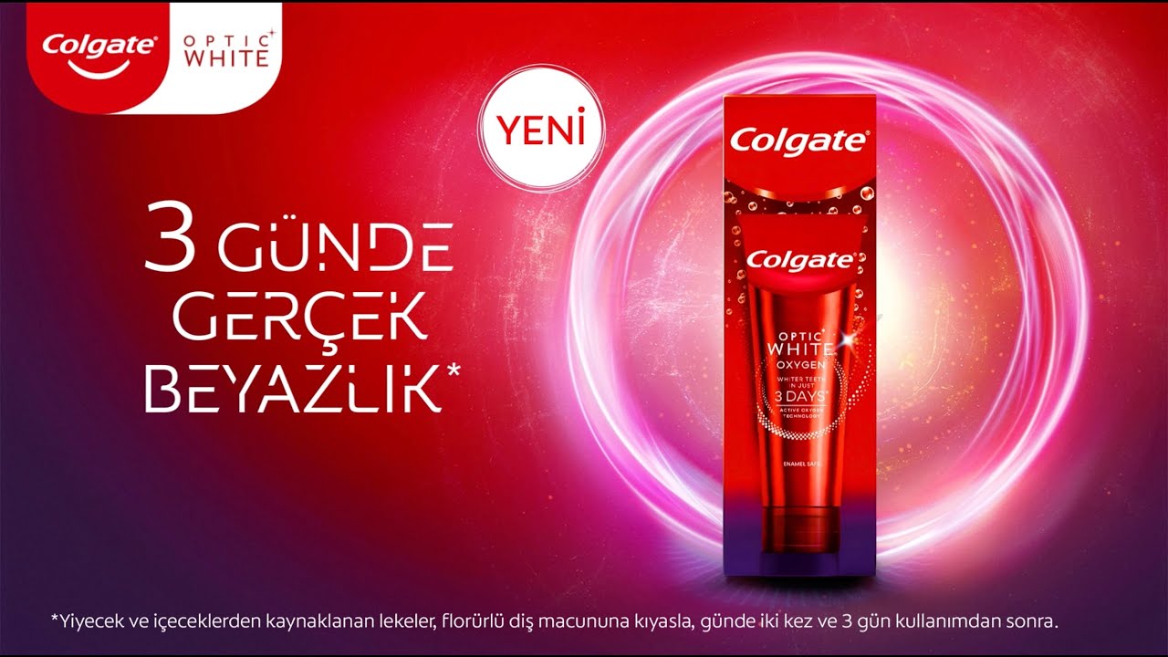 Yeni Colgate Optic White Oxygen!