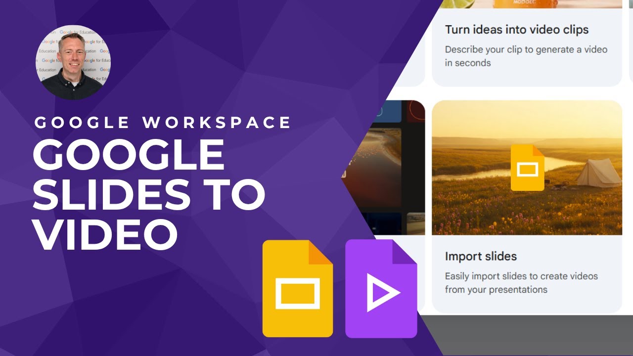 How to Convert Google Slides to Video Instantly using Google Vids (NEW 'Import Slides' Feature!)