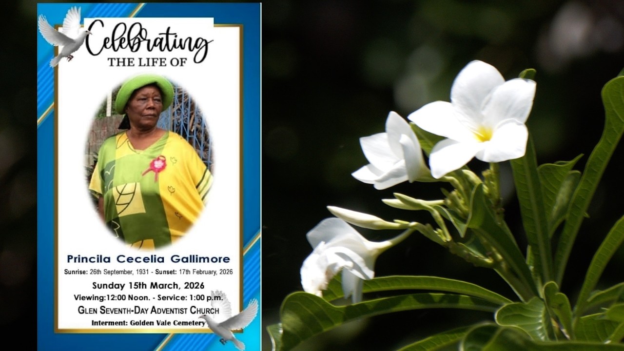 CELEBRATING THE LIFE OF PRINCILA CECELIA GALLIMORE