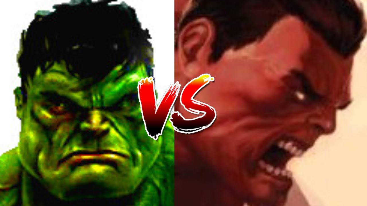 The Hulk (by Joaolucashulk) vs Red Hulk (by Acey) en mugen chars (pedido) 