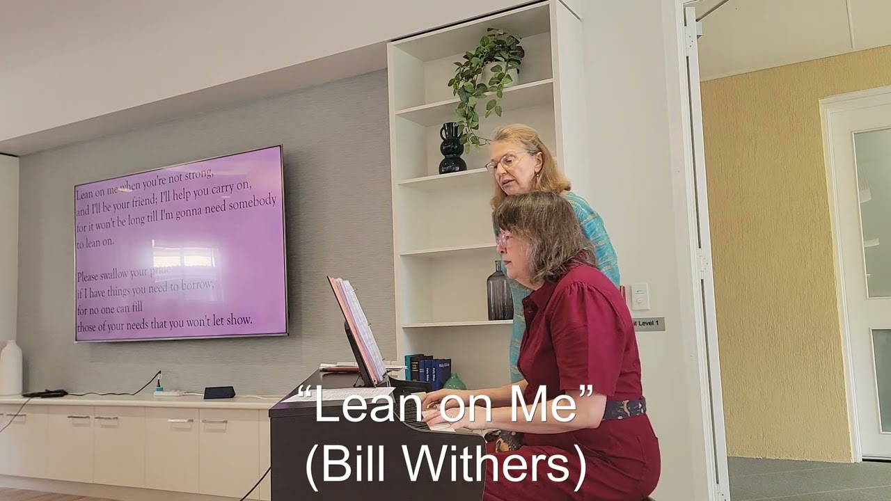 1972: “Lean on Me” (Bill Withers) piano recital, Janoah
