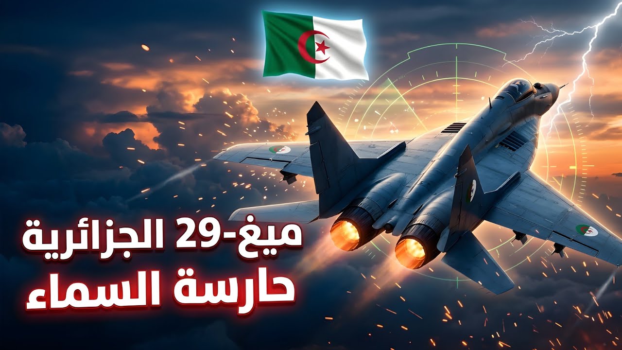 ميغ-29 الجزائرية: المقاتلة الاعتراضية التي تحمي سماء الجزائر