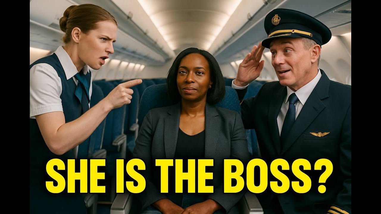 FLIGHT ATTENDANT INSULT BLACK WOMAN IN ECONOMY, REGRETS IT WHEN PILOT CALLS HER BOSS