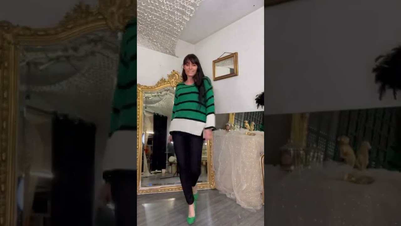 Pull Marini&egrave;re Vert