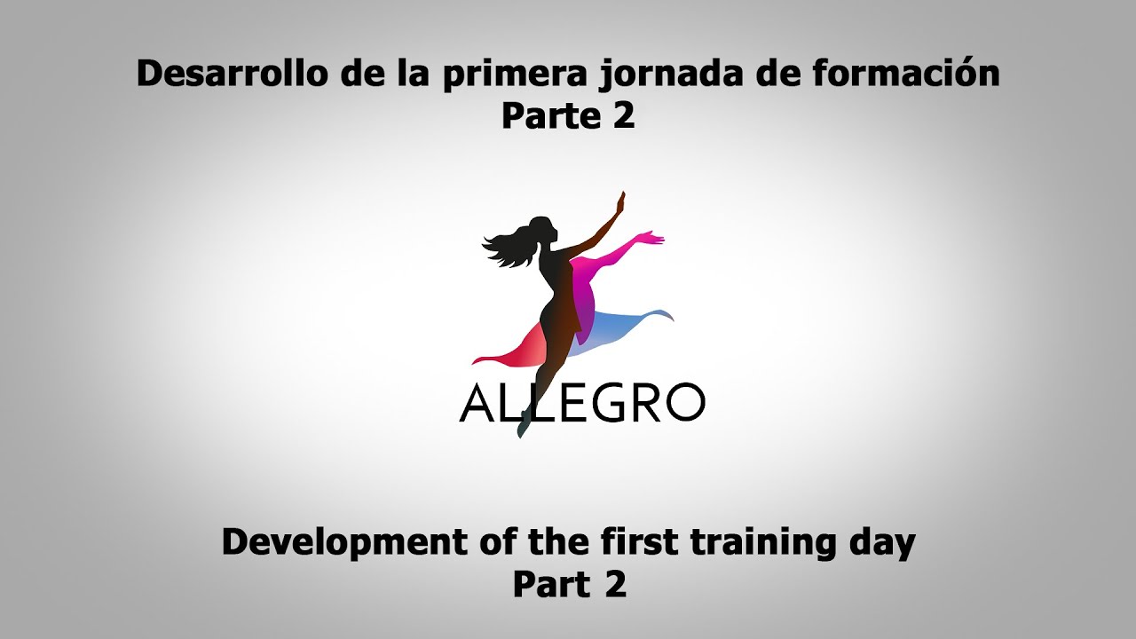 Desarrollo de la primera jornada de formación / Development of the first training day (2/2)