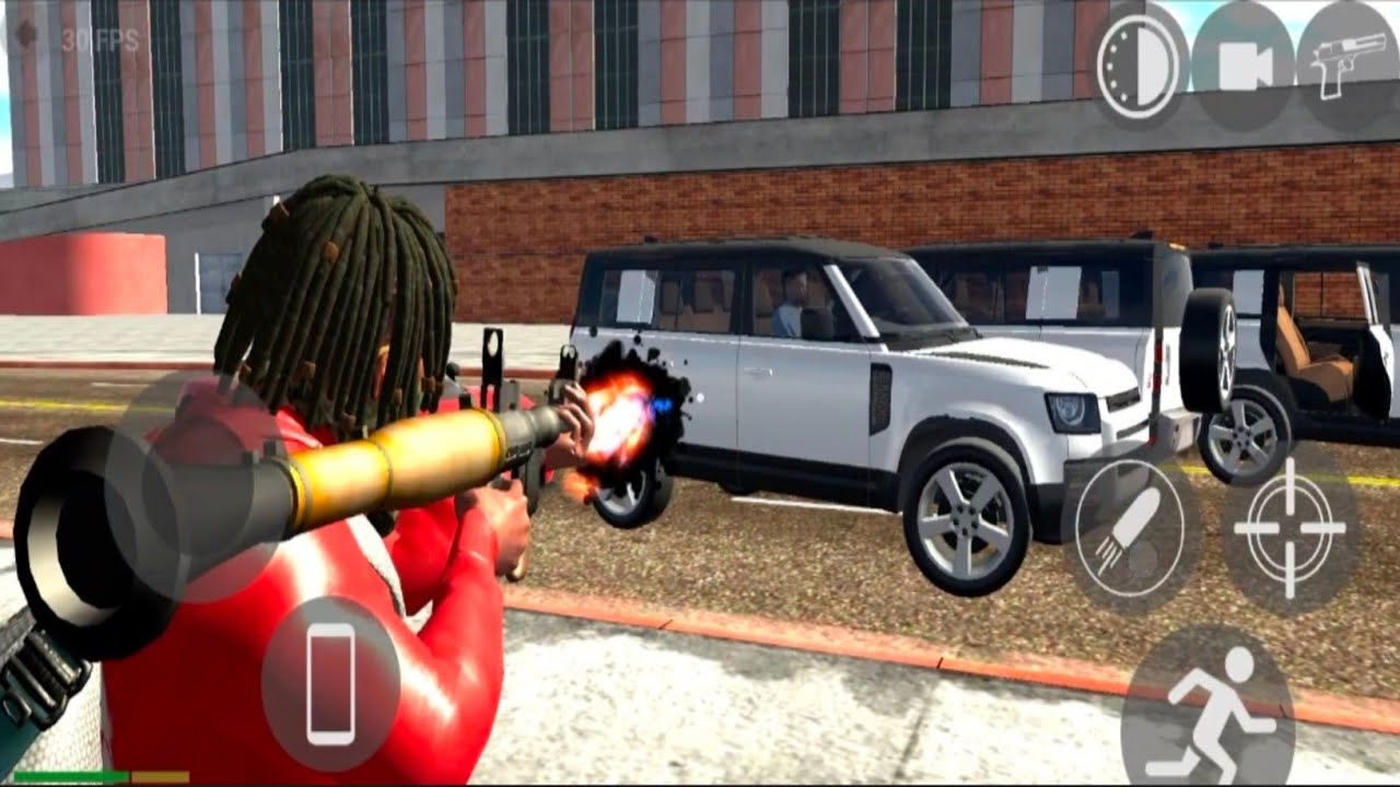 Defender vs Lamborghini crash 😡. Indain bike driving 3D.Deepak Gaming 