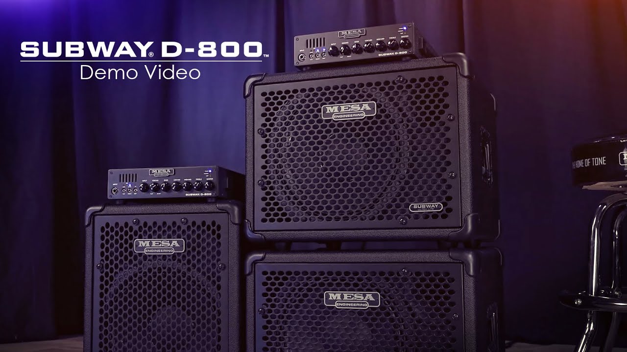 MESA/Boogie Subway® D-800™ Official Demo Video