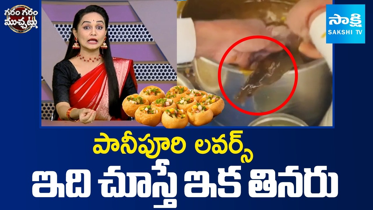 పానీపూరి లవర్స్ ఇది చూస్తే ఇక తినరు | Rat and Snake in Panipuri | Garam Garam Varthalu | Sakshi TV