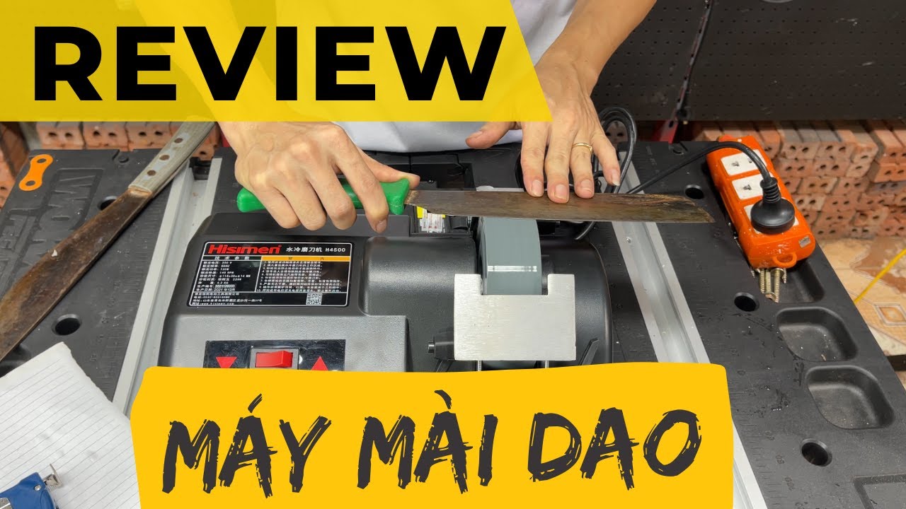 Máy Mài Dao - Mài Mũi Đục Bằng Nước HISIMEN
