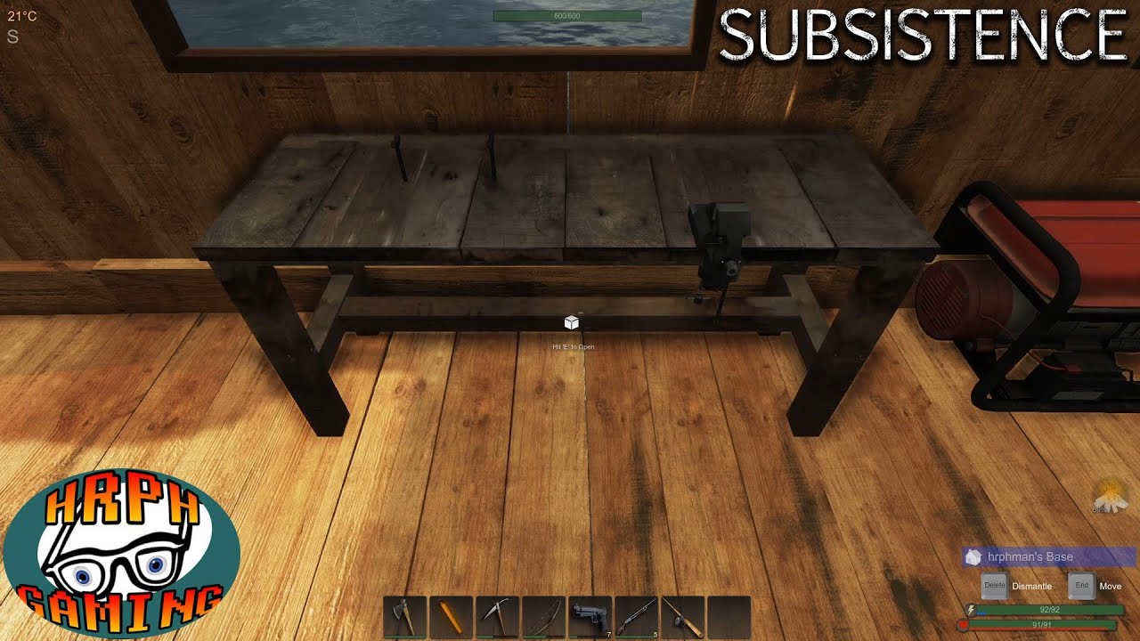 [EP14] Crafting a Workbench - Subsistence - Survival Crafting Gameplay