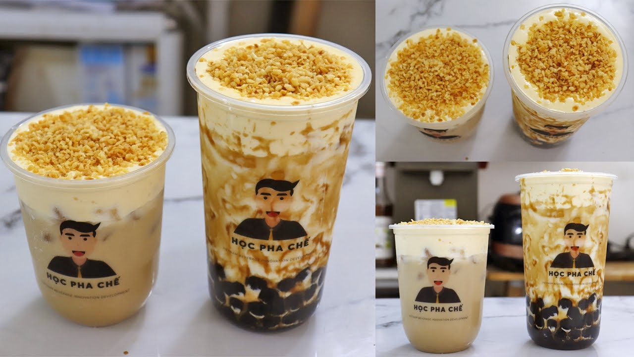 HỌC PHA CHẾ - BÀI 10 - TRÀ SỮA KEM DỪA NƯỚNG