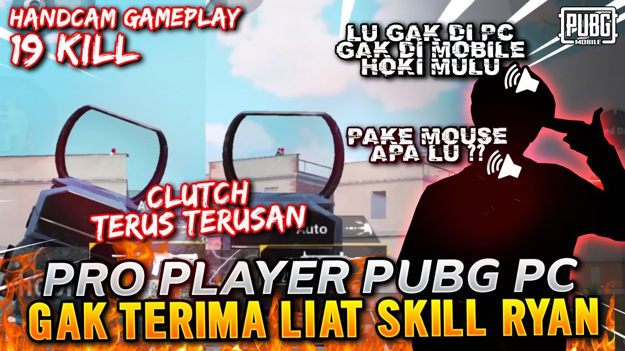 SAMPE DI TUDUH PAKE MOUSE !! PRO PLAYER GAK TERIMA LIAT KE HOKIAN GUA !! Ryan Prakasha PUBG MOBILE